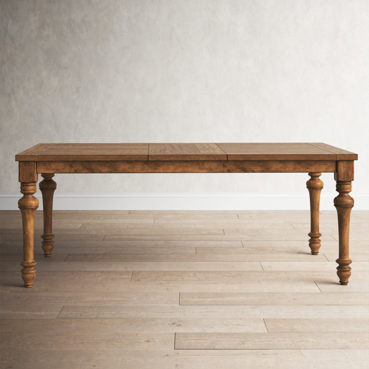 Birch Lane™ Simons Extendable Solid Wood Base Dining Table & Reviews ...